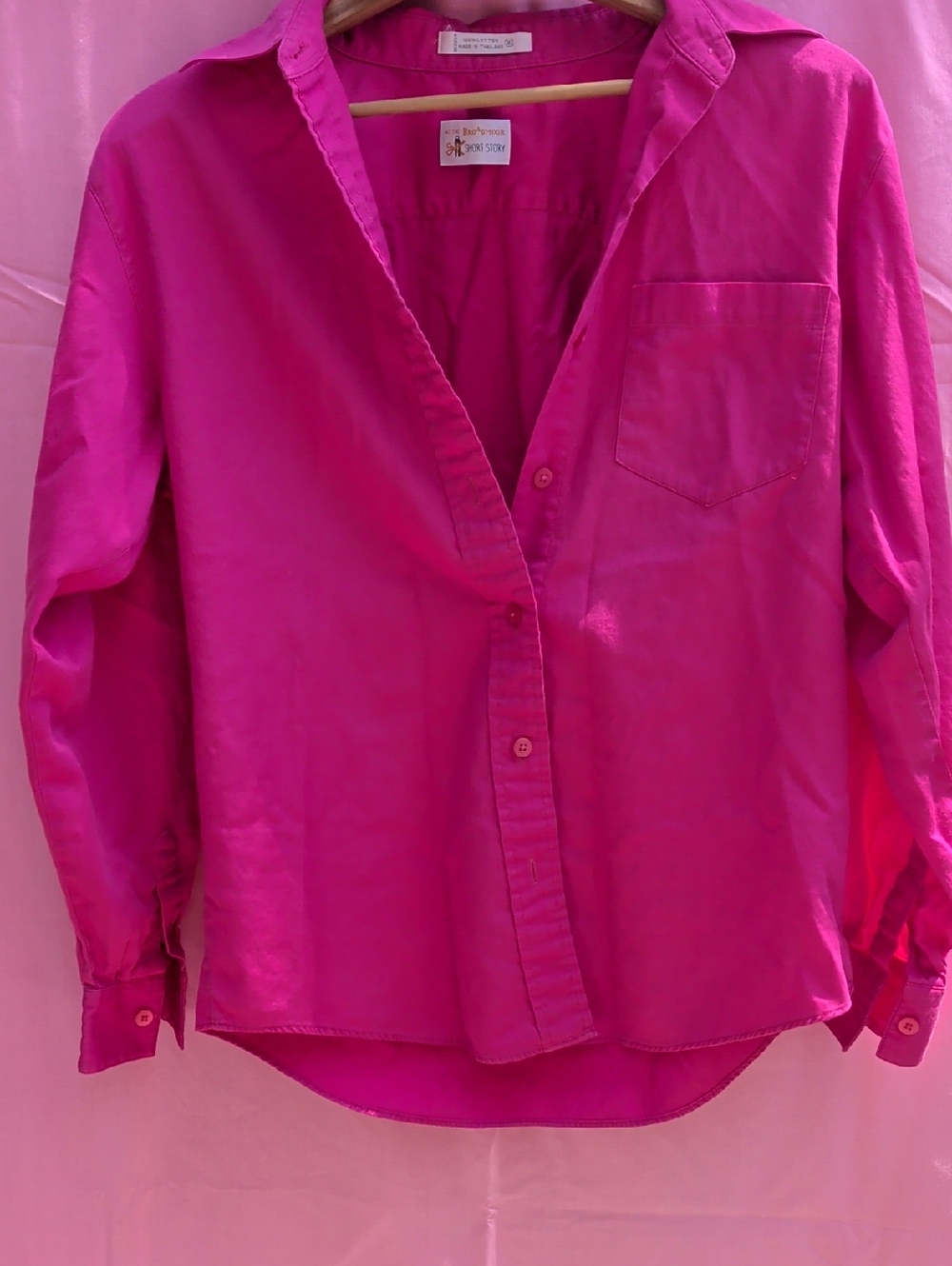 Bright Pink Women's Cotton Camisole Top
